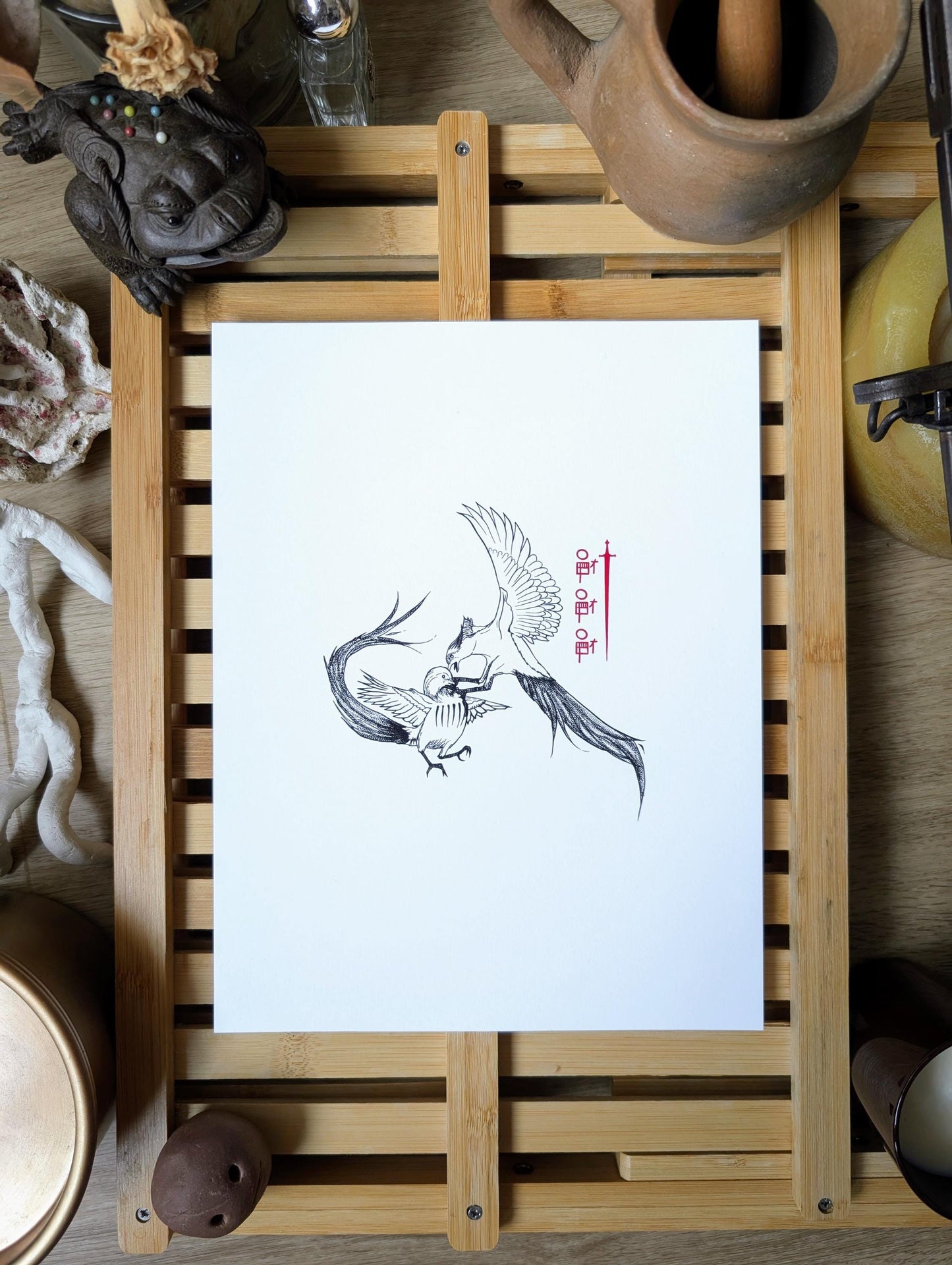 Two Birds - Art Print